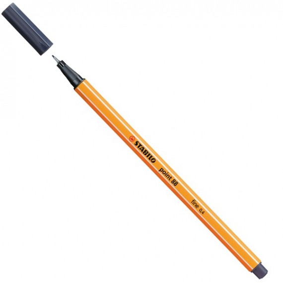 Fineliner Point 88 - tratto 0,4 mm - grigio payne 98 - Stabilo