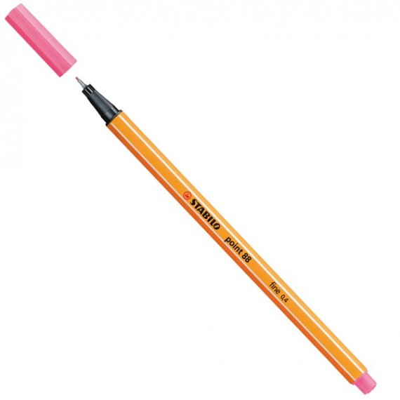 Fineliner Point 88 - tratto 0,4 mm - rosa 29 - Stabilo