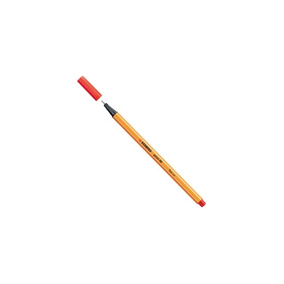 Fineliner Point 88 - tratto 0,4 mm  - rosso chiaro 48 - Stabilo