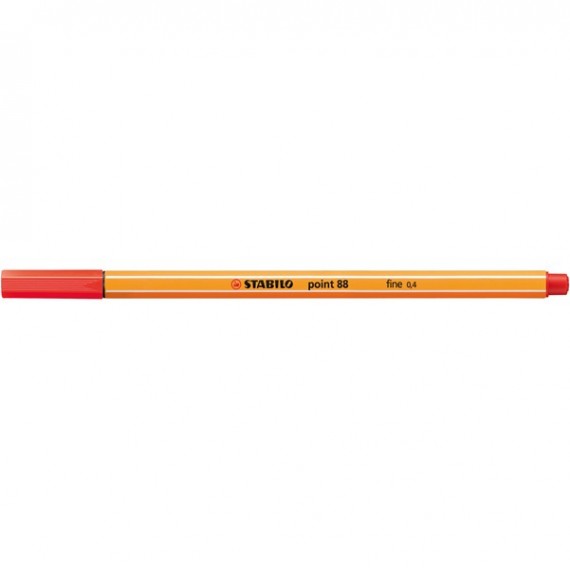 Fineliner Point 88 - tratto 0,4 mm  - rosso chiaro 48 - Stabilo