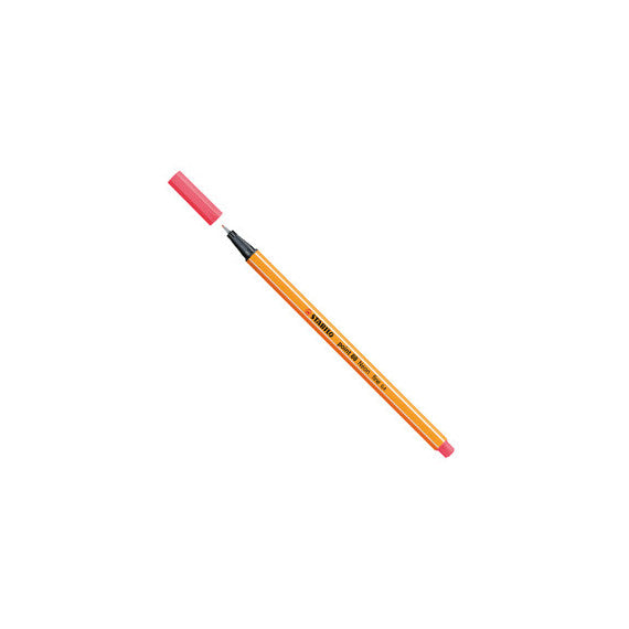 Fineliner Point 88 - tratto 0,4 mm - rosso neon 040 - Stabilo