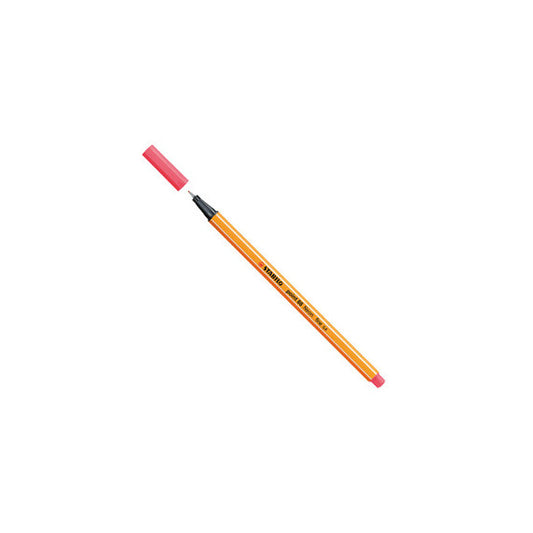 Fineliner Point 88 - tratto 0,4 mm - rosso neon 040 - Stabilo