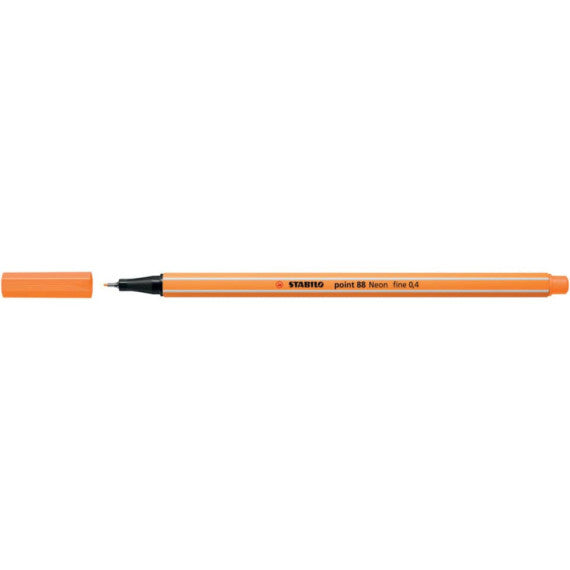 Fineliner Stabilo Point 88® 0,4 mm arancio neon 88/054