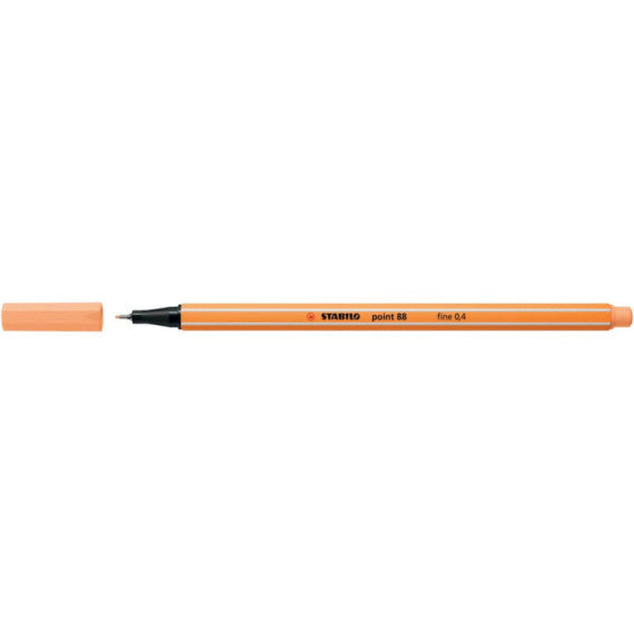 Fineliner Stabilo Point 88® 0,4 mm arancione chiaro 88/25