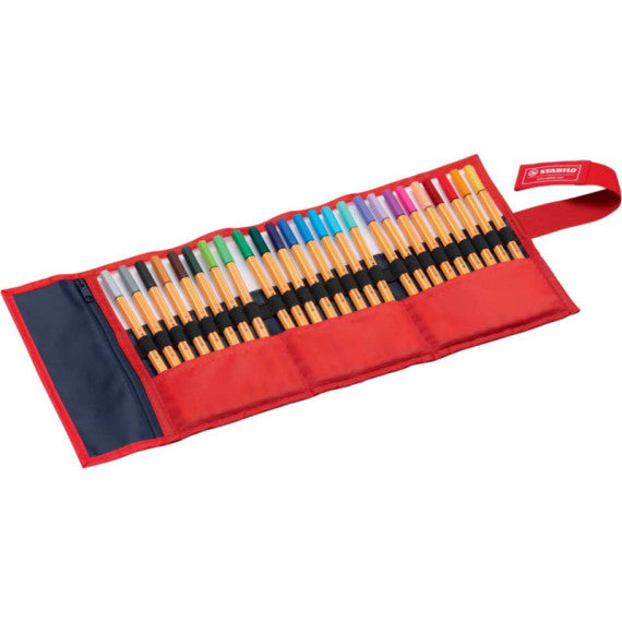 Fineliner Stabilo Point 88 0,4 mm assortiti rotolo da 25 - 8825-021