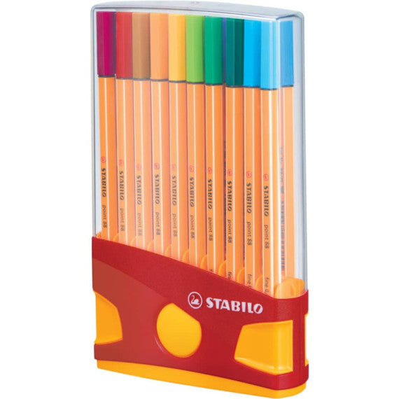 Fineliner Stabilo Point 88® 0,4 mm conf. 20 colori assortiti 8820-03  -14