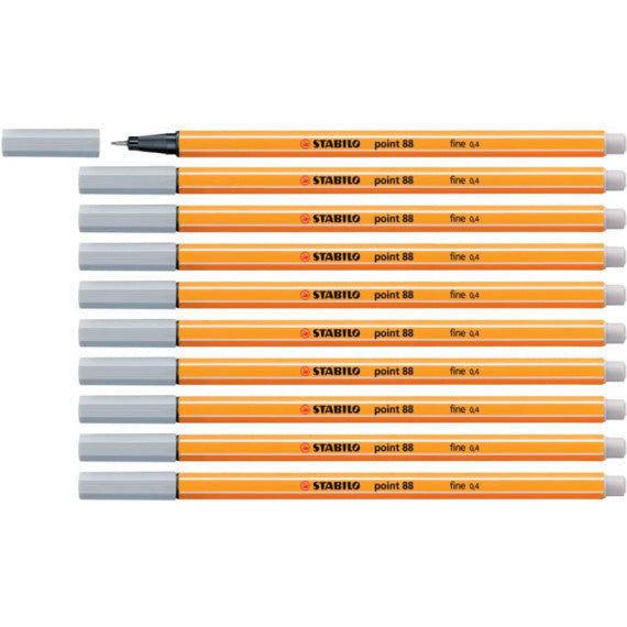 Fineliner Stabilo Point 88® 0,4 mm grigio chiaro 88/94