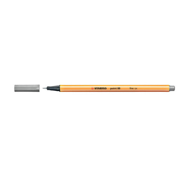 Fineliner Stabilo Point 88® 0,4 mm grigio chiaro 88/94