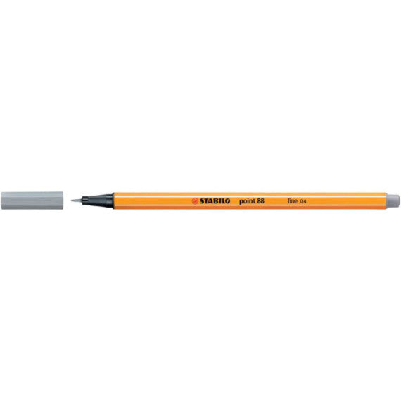 Fineliner Stabilo Point 88® 0,4 mm grigio medio 88/95
