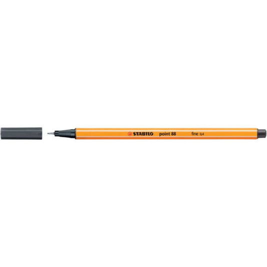 Fineliner Stabilo Point 88® 0,4 mm grigio nerastro 88/97