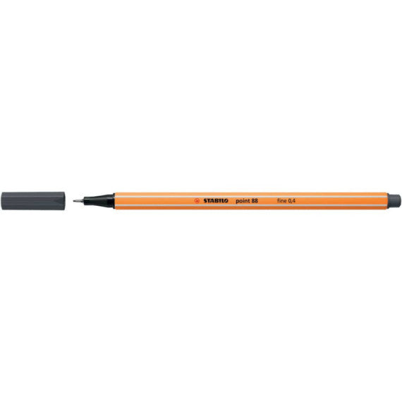 Fineliner Stabilo Point 88® 0,4 mm grigio nerastro 88/97