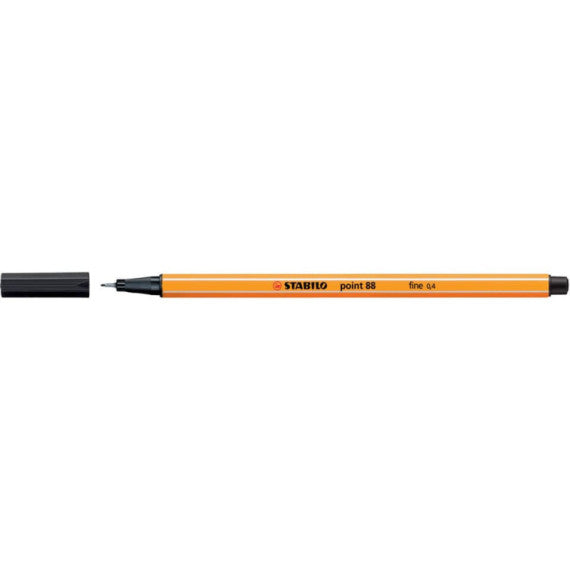 Fineliner Stabilo Point 88® 0,4 mm  nero - 88/46