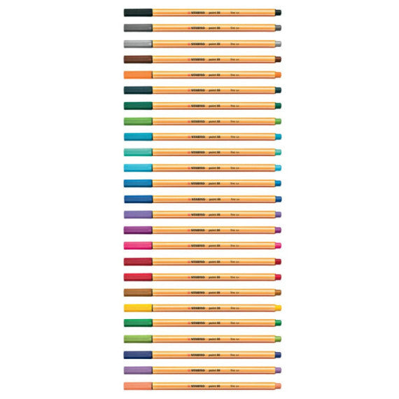 Fineliner Stabilo Point 88® 0,4 mm  nero - 88/46