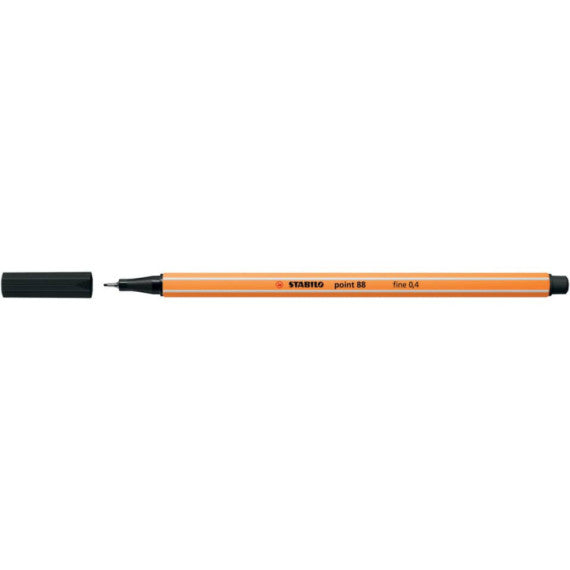 Fineliner Stabilo Point 88® 0,4 mm  nero - 88/46