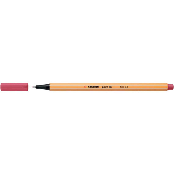 Fineliner Stabilo Point 88® 0,4 mm rosso fragola 88/49