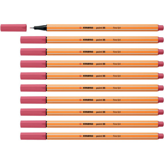 Fineliner Stabilo Point 88® 0,4 mm rosso fragola 88/49