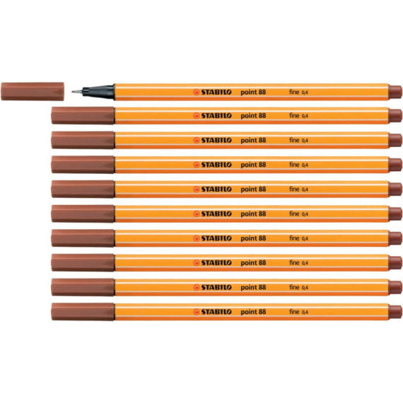 Fineliner Stabilo Point 88® 0,4 mm sanguigna 88/38