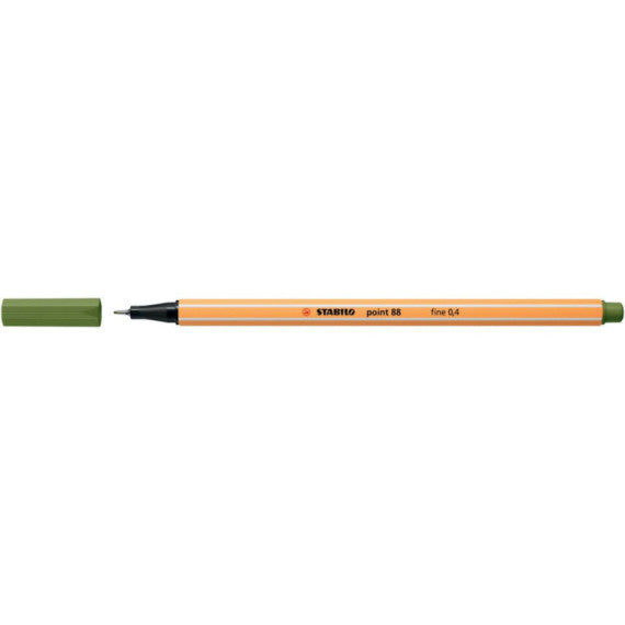 Fineliner Stabilo Point 88® 0,4 mm verde mimetico 88/35