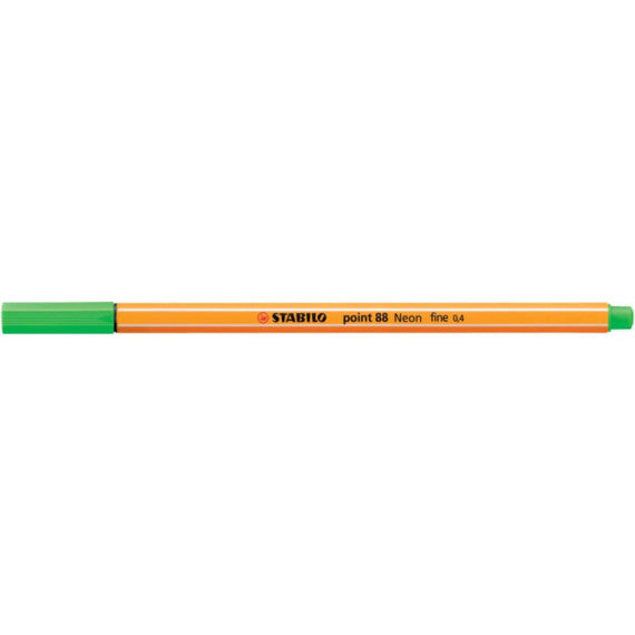 Fineliner Stabilo Point 88® 0,4 mm verde neon 88/033