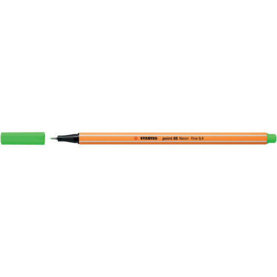 Fineliner Stabilo Point 88® 0,4 mm verde neon 88/033