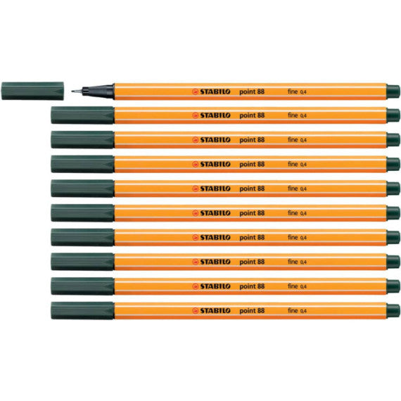 Fineliner Stabilo Point 88® 0,4 mm verde oliva 88/63