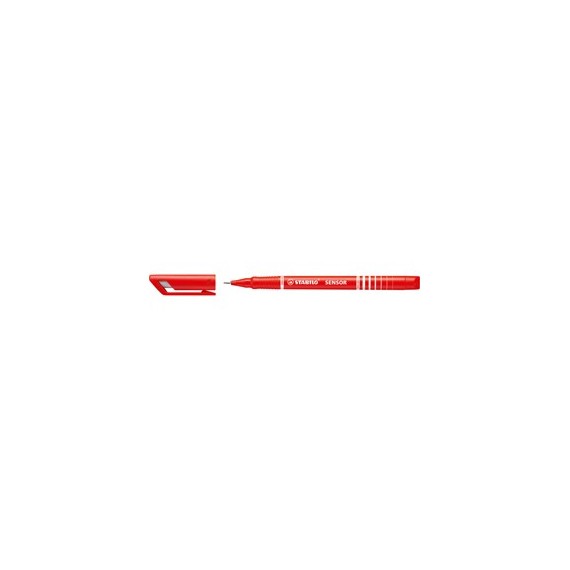 Fineliner Stabilo Sensor - tratto 0,3mm - rosso - Stabilo