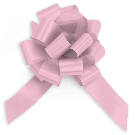 Fiocco nastro Bolis rosa - Ø 12 cm conf. 30 pz - 56013063036