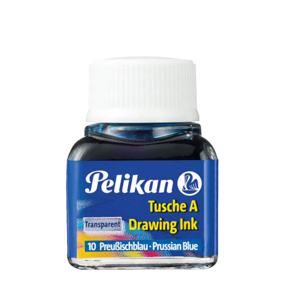 Flacone inchiostro di china Pelikan 523-17 da 10 ml - blu di prussia - 248500