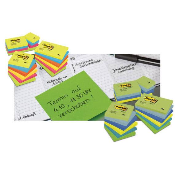 Foglietti riposizionabili Post-it® formato 120x152 mm - in conf. da 6 blocchetti giallo - 659N