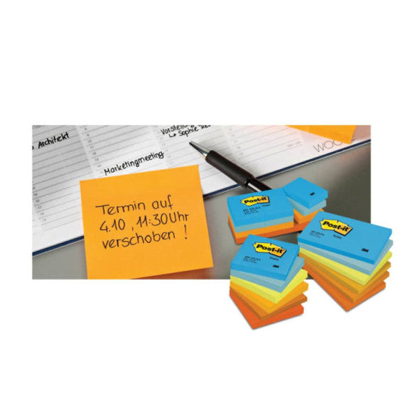 Foglietti riposizionabili Post-it® formato 120x152 mm - in conf. da 6 blocchetti giallo - 659N