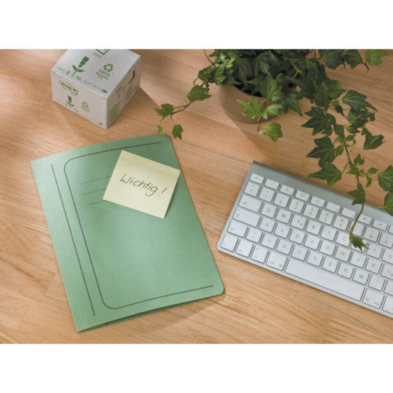 Foglietti riposizionabili Post-it® Notes carta riciclata Giallo Canary? - 76x76 mm - 6 blocchetti da 100 ff - 654-1B