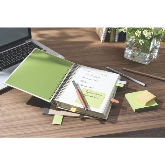 Foglietti riposizionabili Post-it® Notes carta riciclata Giallo Canary? - 76x76 mm - 6 blocchetti da 100 ff - 654-1B