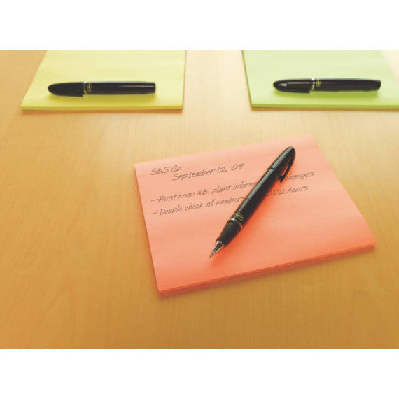 Foglietti riposizionabili Post-it® Super Sticky Meeting Notes Large assortiti conf. 4 blocchetti da 45 ff - 6845-SS EU