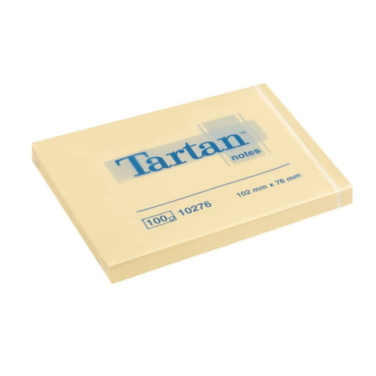 Foglietti riposizionabili Tartan? 100 ff giallo 102 x76mm conf. da 12 blocchetti - 7100296533