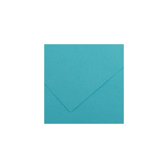 Foglio Colorline - 70x100 cm - 220 gr - blu turchese - Canson