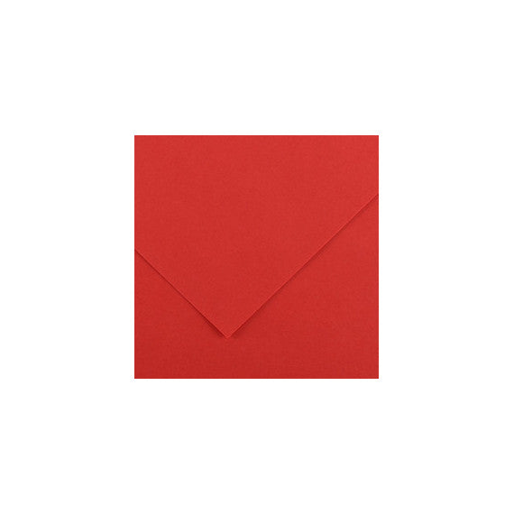 Foglio Colorline - 70x100 cm - 220 gr - rosso - Canson
