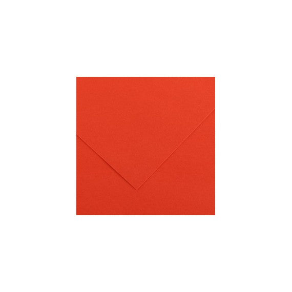 Foglio Colorline - 70x100 cm - 220 gr - rosso vivo - Canson