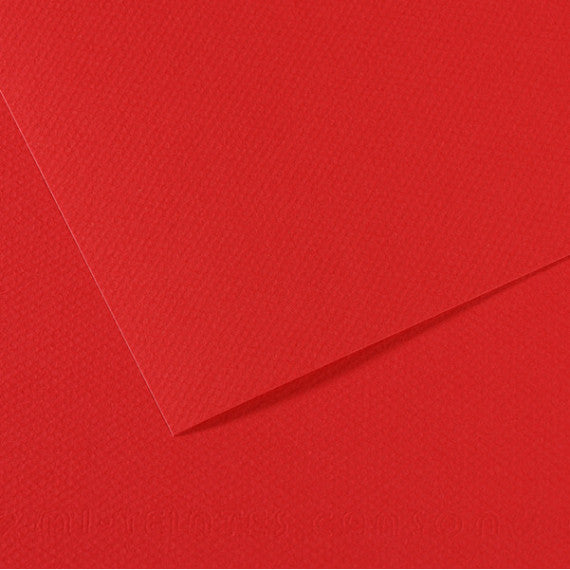 Foglio Mi-Teintes - A4 - 160 gr - rosso vivo - Canson