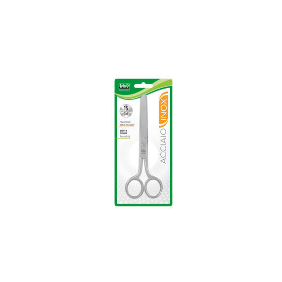 Forbice 056 - punta tonda - 15 cm - acciaio inox - Lebez