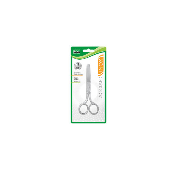 Forbice 422 - punta tonda - 12 cm - acciaio inox - Lebez