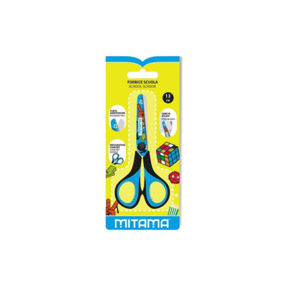 Forbice in plastica Junior  Mitama 13 cm Fantasie assotite 61286