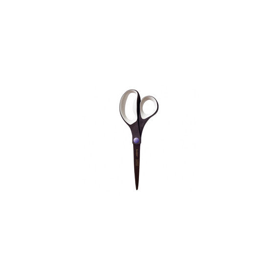 Forbici Titanium No Stick - 20 cm - impugnatura asimmetrica - lama in titanio con rivestimento antiadesivo - nero - Scot