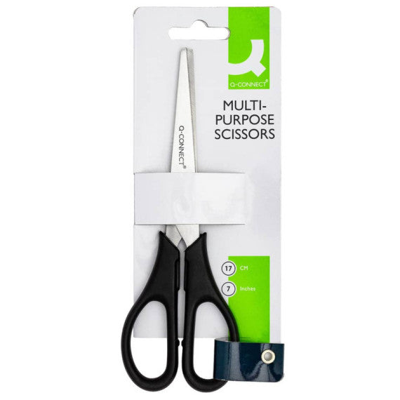 Forbici universali Q-Connect nero 17 cm  E-KF01228 IA