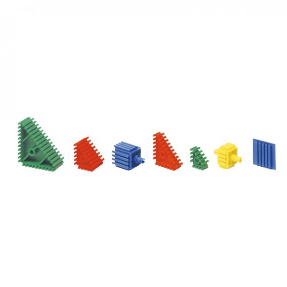 Gioco Super Glisso ingranaggi - pezzi assortiti - CWR - conf. 140 pezzi