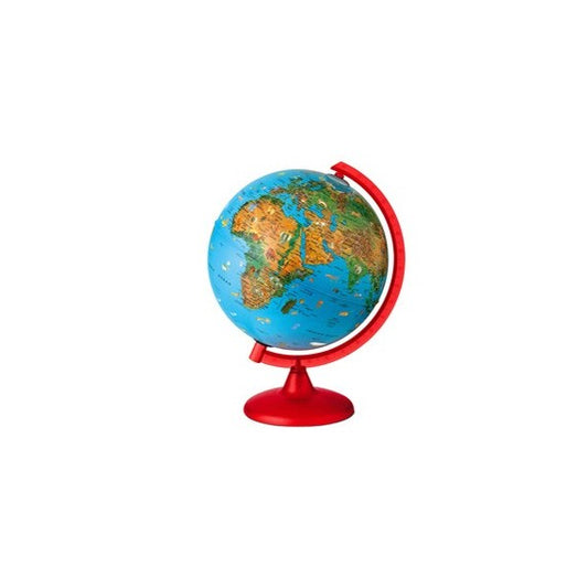 Globo geografico illuminato Zoo Globe - diametro 26 cm - Tecnodidattica