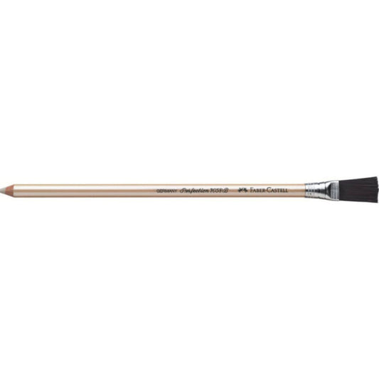 Gomma a penna Faber-Castell Perfection 7058-B con spazzolino per dattilo bianca 185800