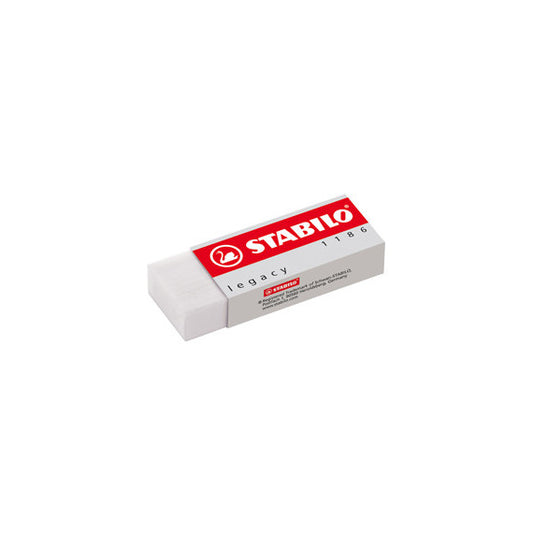 Gomma Legacy 1186/20 - 18x11x35mm - bianca - Stabilo