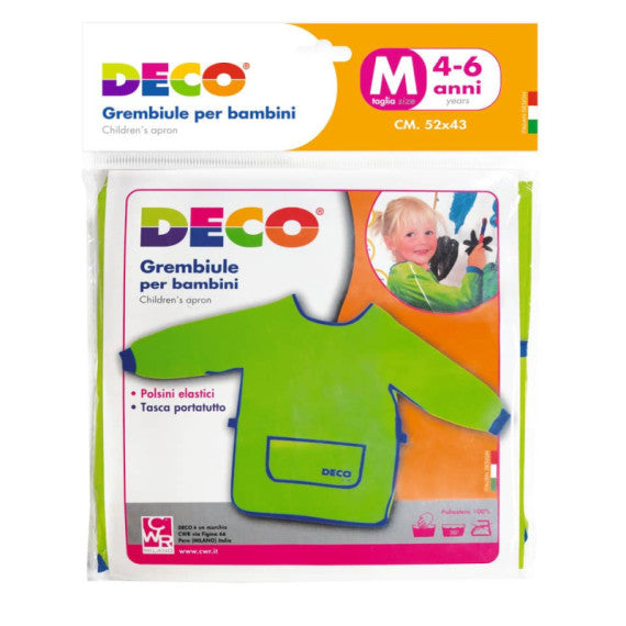 Grembiulino per bambini - 4/6 anni Deco 52x43 cm - Taglia M 11910