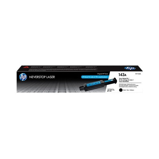 HP 143A NERO ORIGINALE W1143A TONER ORIGINALE PER HP NEVERSTOP 1001,1201,1202 CAPACITA 2500 PAGINE