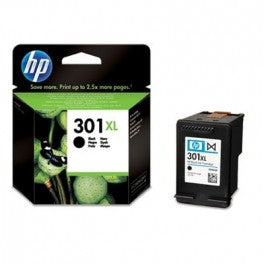 ORIGINALE HP 301XL BK BLACK CH563EE CARTUCCIA ORIGINALE ALTA CAPACITA 301XL CH563EE CAPACITA 8ML